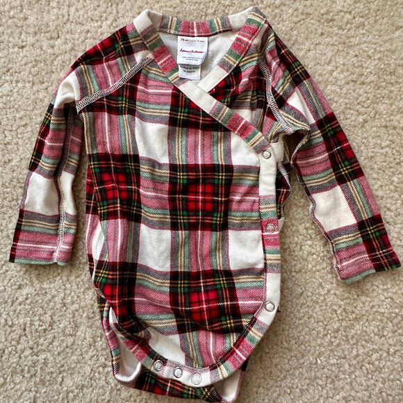 Hanna Andersson Baby Side Snap Bodysuit In Organic Cotton size 6-12m - Picture 1 of 3